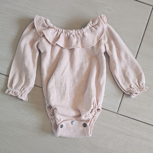 Pink Ruffled Kids One Piece - Picture 1 of 4